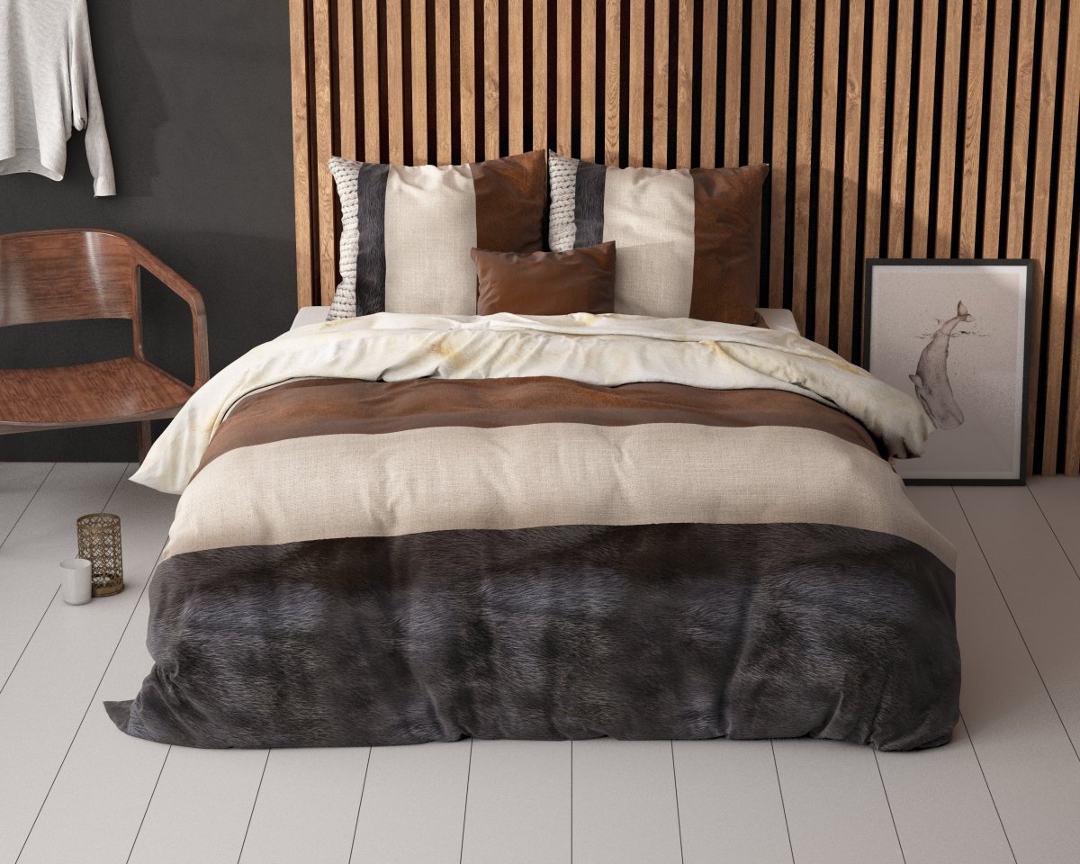 Polycotton Duvet Cover Set Alva | Multicolour | Single - 140cm (W) x 220cm (L) - The Bedding & Blankets Store