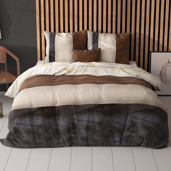 Polycotton Duvet Cover Set Alva | Multicolour | Single - 140cm (W) x 220cm (L) - The Bedding & Blankets Store