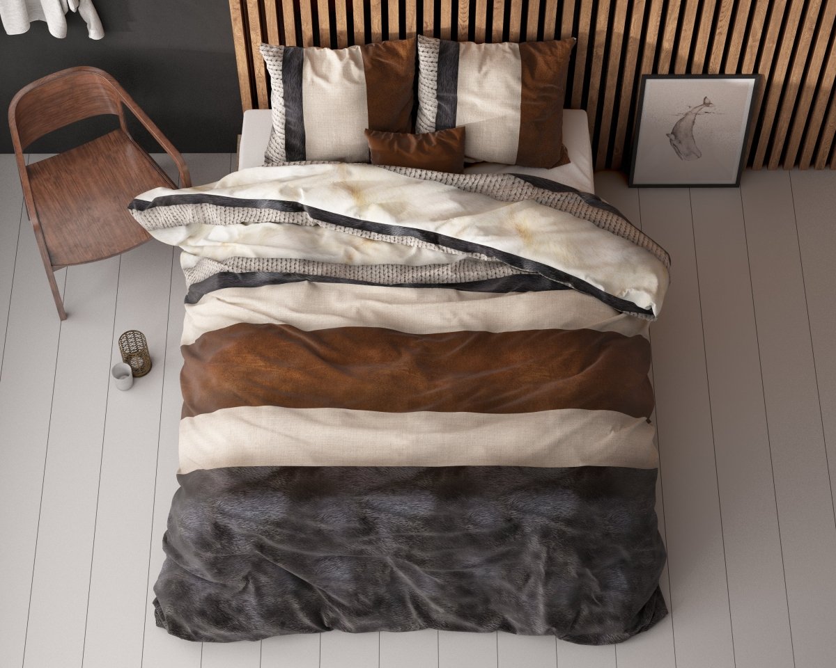 Polycotton Duvet Cover Set Alva | Multicolour | Single - 140cm (W) x 220cm (L) - The Bedding & Blankets Store