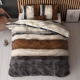 Polycotton Duvet Cover Set Alva | Multicolour | Single - 140cm (W) x 220cm (L) - The Bedding & Blankets Store