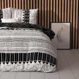 Polycotton Duvet Cover Set Artic Stripe | White | Single - 140cm (W) x 220cm (L) - The Bedding & Blankets Store