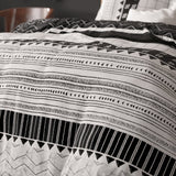 Polycotton Duvet Cover Set Artic Stripe | White | Single - 140cm (W) x 220cm (L) - The Bedding & Blankets Store