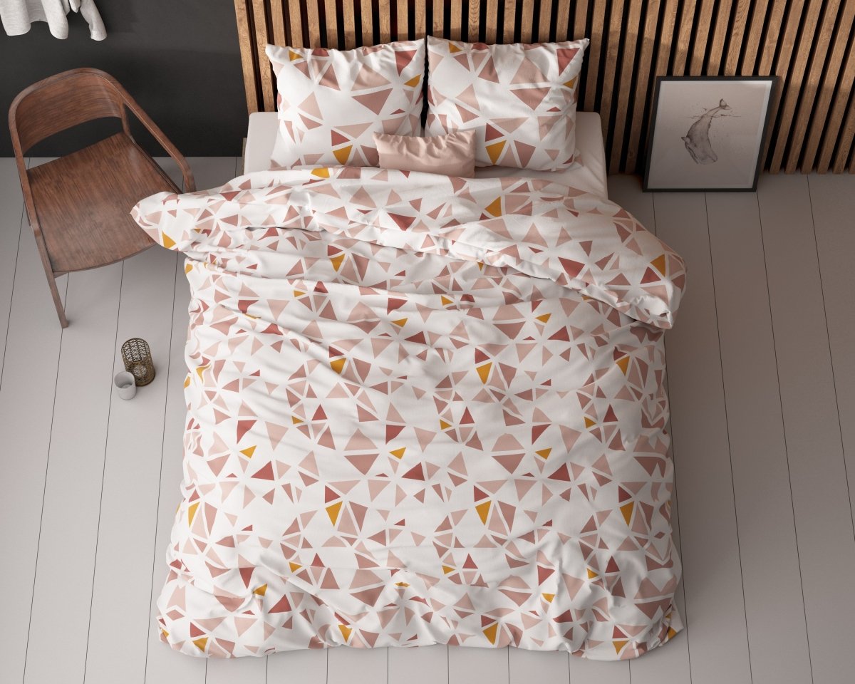 Polycotton Duvet Cover Set Bella | White | Single - 140cm (W) x 220cm (L) - The Bedding & Blankets Store