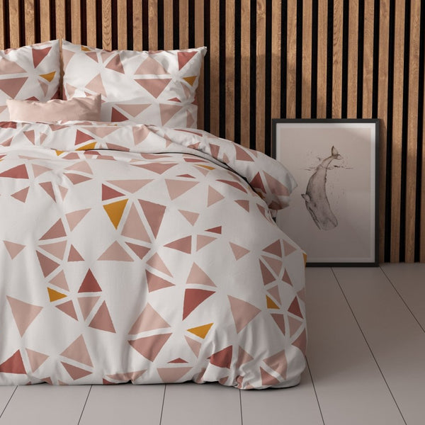 Polycotton Duvet Cover Set Bella | White | Single - 140cm (W) x 220cm (L) - The Bedding & Blankets Store