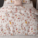 Polycotton Duvet Cover Set Bella | White | Single - 140cm (W) x 220cm (L) - The Bedding & Blankets Store