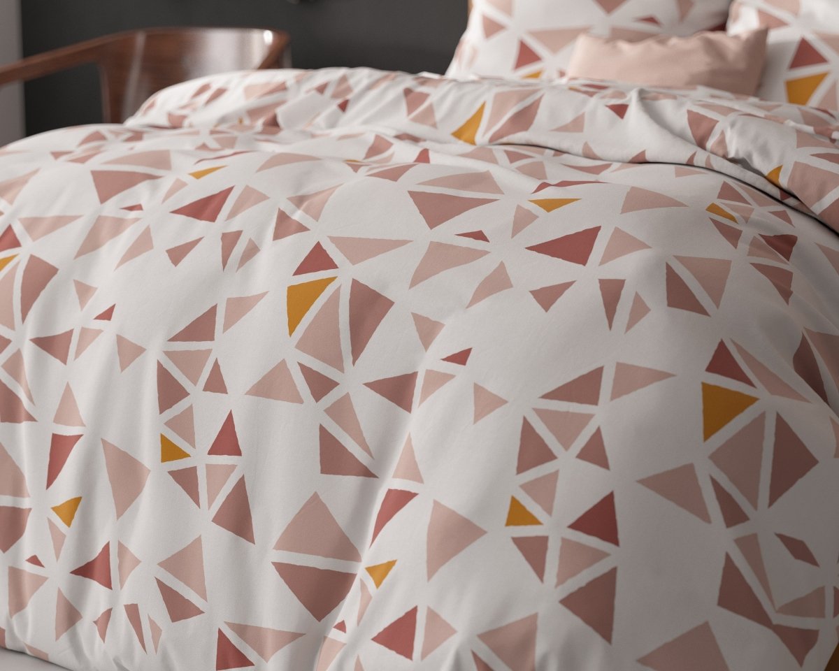 Polycotton Duvet Cover Set Bella | White | Single - 140cm (W) x 220cm (L) - The Bedding & Blankets Store