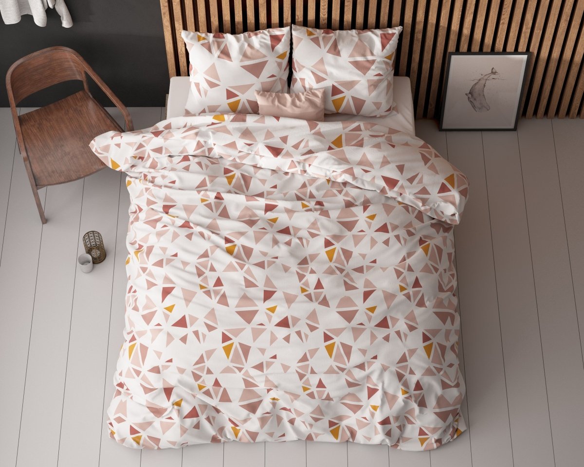 Polycotton Duvet Cover Set Bella | White | Single - 140cm (W) x 220cm (L) - The Bedding & Blankets Store
