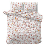 Polycotton Duvet Cover Set Bella | White | Single - 140cm (W) x 220cm (L) - The Bedding & Blankets Store