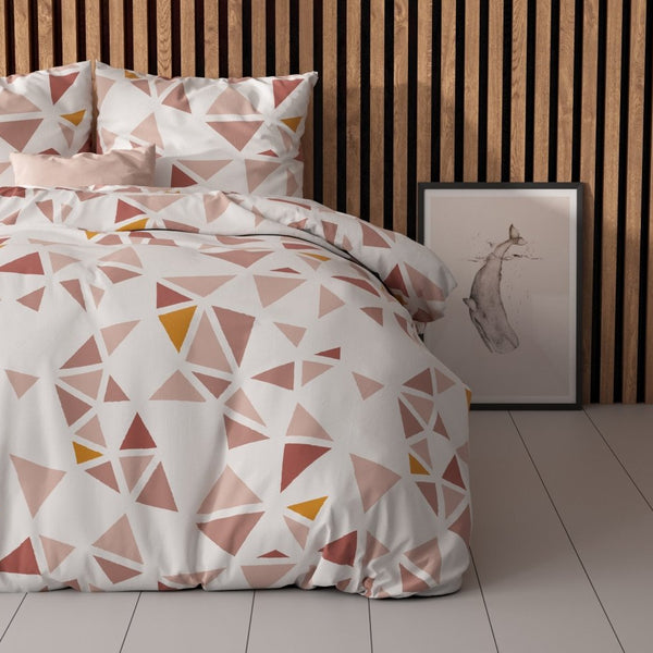 Polycotton Duvet Cover Set Bella | White | Single - 140cm (W) x 220cm (L) - The Bedding & Blankets Store