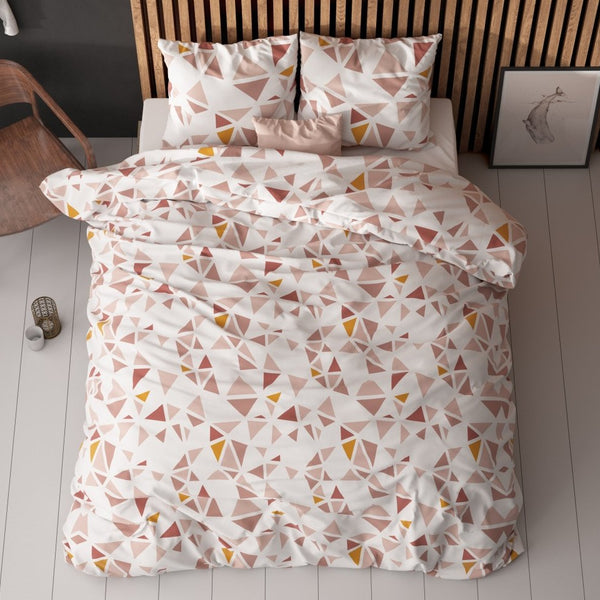 Polycotton Duvet Cover Set Bella | White | Single - 140cm (W) x 220cm (L) - The Bedding & Blankets Store