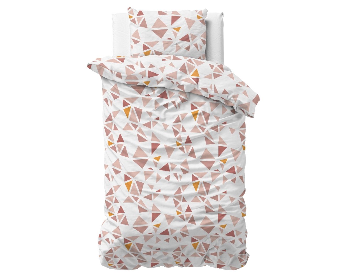 Polycotton Duvet Cover Set Bella | White | Single - 140cm (W) x 220cm (L) - The Bedding & Blankets Store