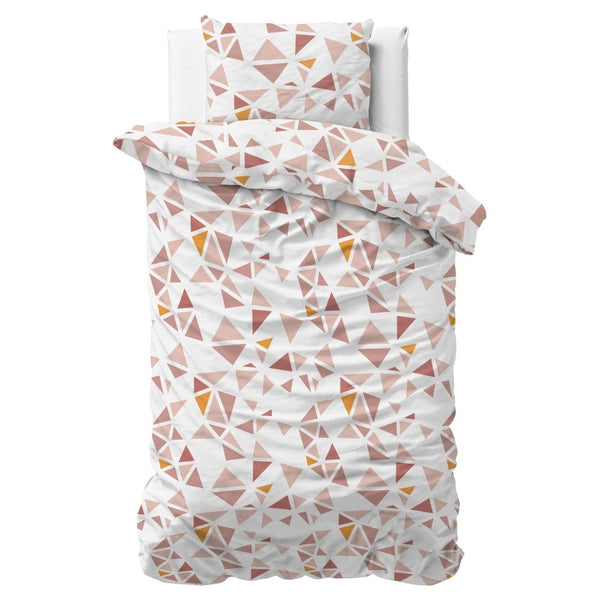 Polycotton Duvet Cover Set Bella | White | Single - 140cm (W) x 220cm (L) - The Bedding & Blankets Store