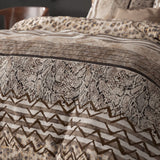 Polycotton Duvet Cover Set Cozy Panther | Brown | Single - 140cm (W) x 220cm (L) - The Bedding & Blankets Store