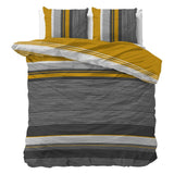 Polycotton Duvet Cover Set Drake | Black | Single - 140cm (W) x 220cm (L) - The Bedding & Blankets Store