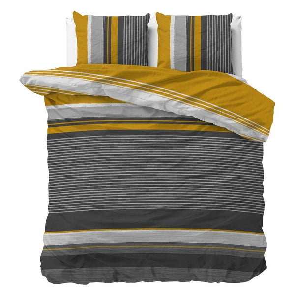 Polycotton Duvet Cover Set Drake | Black | Single - 140cm (W) x 220cm (L) - The Bedding & Blankets Store