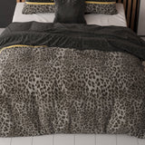 Polycotton Duvet Cover Set Eternal Love | Black | Single - 140cm (W) x 220cm (L) - The Bedding & Blankets Store