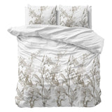 Polycotton Duvet Cover Set Flynn | White | Single - 140cm (W) x 220cm (L) - The Bedding & Blankets Store