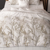 Polycotton Duvet Cover Set Flynn | White | Single - 140cm (W) x 220cm (L) - The Bedding & Blankets Store