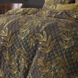 Polycotton Duvet Cover Set Gold Rush | Gold | Single - 140cm (W) x 220cm (L) - The Bedding & Blankets Store