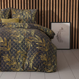 Polycotton Duvet Cover Set Gold Rush | Gold | Single - 140cm (W) x 220cm (L) - The Bedding & Blankets Store
