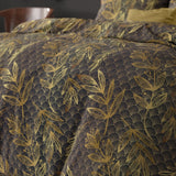 Polycotton Duvet Cover Set Gold Rush | Gold | Single - 140cm (W) x 220cm (L) - The Bedding & Blankets Store