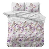 Polycotton Duvet Cover Set Jenice | Pink | Single - 140cm (W) x 220cm (L) - The Bedding & Blankets Store