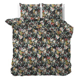 Polycotton Duvet Cover Set Jolisa 2 | Black | Single - 140cm (W) x 220cm (L) - The Bedding & Blankets Store