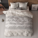 Polycotton Duvet Cover Set Residence | Grey | Single - 140cm (W) x 220cm (L) - The Bedding & Blankets Store