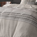 Polycotton Duvet Cover Set Residence | Grey | Single - 140cm (W) x 220cm (L) - The Bedding & Blankets Store