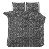 Polycotton Duvet Cover Set Riley | Anthracite | Double - 200cm (W) x 220cm (L) - The Bedding & Blankets Store