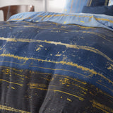 Polycotton Duvet Cover Set Scratchy | Blue | Single - 140cm (W) x 220cm (L) - The Bedding & Blankets Store