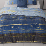 Polycotton Duvet Cover Set Scratchy | Blue | Single - 140cm (W) x 220cm (L) - The Bedding & Blankets Store