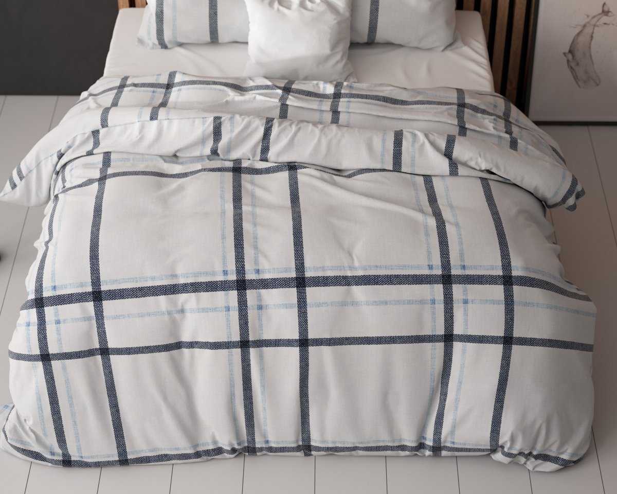 Polycotton Duvet Cover Set Simply Amazing | White | King Long - 240cm (W) x 220cm (L) - The Bedding & Blankets Store