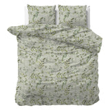 Polycotton Duvet Cover Set Sorana | Green | Double - 200cm (W) x 220cm (L) - The Bedding & Blankets Store