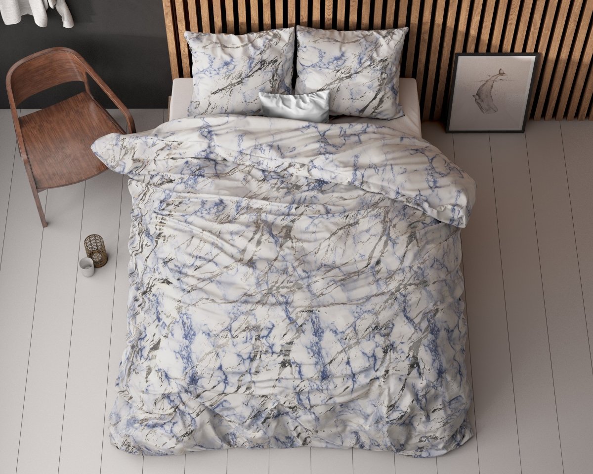 Polyester Duvet Cover Set Ocean | Blue | Single - 140cm (W) x 220cm (L) - The Bedding & Blankets Store