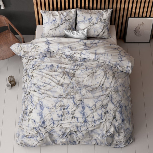 Polyester Duvet Cover Set Ocean | Blue | Single - 140cm (W) x 220cm (L) - The Bedding & Blankets Store