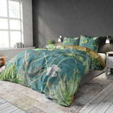 Polyester Duvet Cover Set Palm Wood | Green | King - 240cm (W) x 220cm (L) - The Bedding & Blankets Store