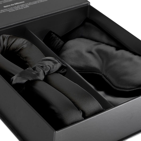 Premium 4 - Piece Beauty Care Set | Black | 4 - Piece Set - The Bedding & Blankets Store
