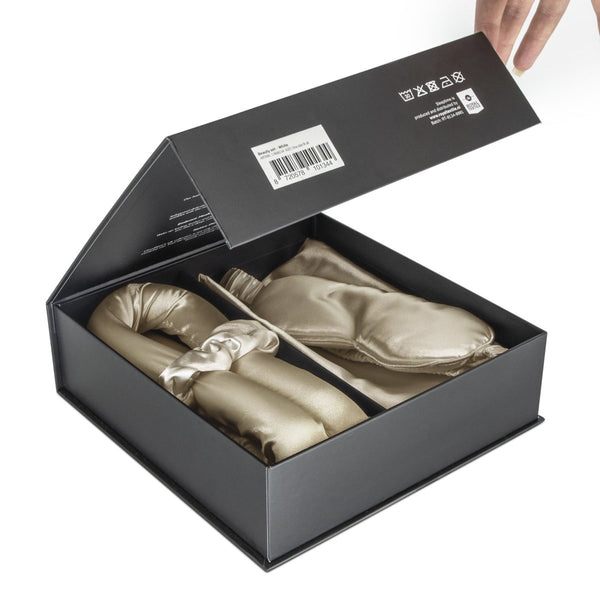 Premium 4 - Piece Beauty Care Set | Gold | 4 - Piece Set - The Bedding & Blankets Store