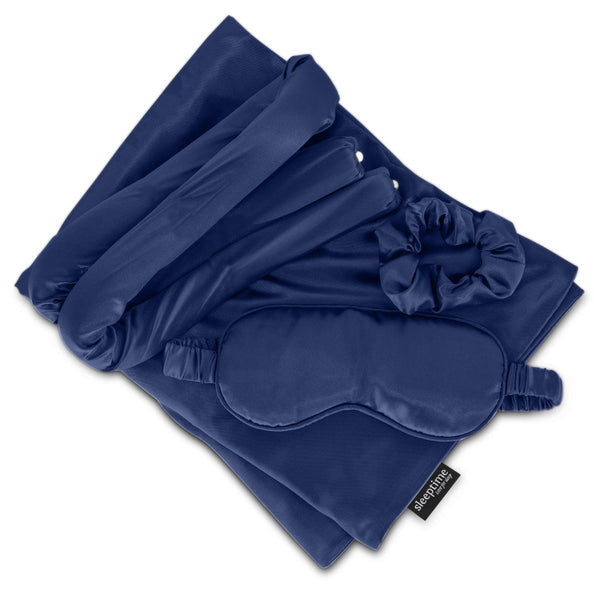 Premium 4 - Piece Beauty Care Set | Navy | 4 - Piece Set - The Bedding & Blankets Store