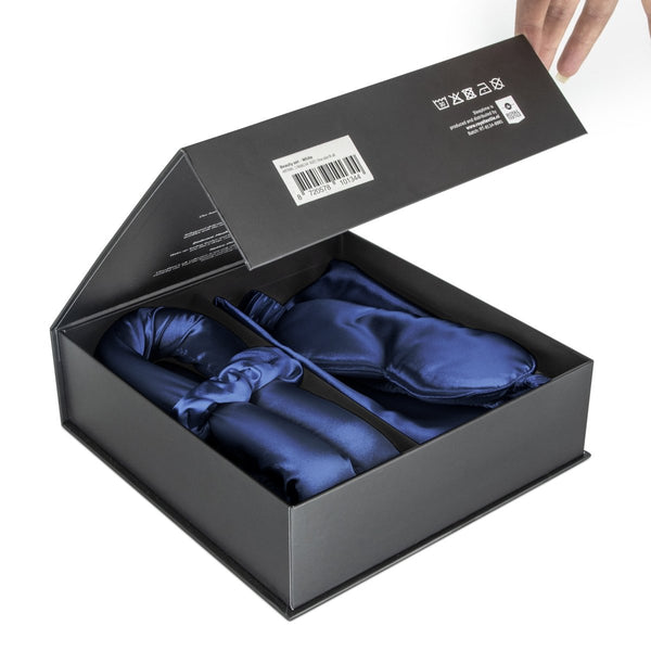 Premium 4 - Piece Beauty Care Set | Navy | 4 - Piece Set - The Bedding & Blankets Store