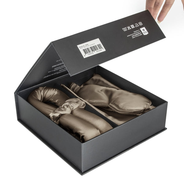 Premium 4 - Piece Beauty Care Set | Taupe | 4 - Piece Set - The Bedding & Blankets Store