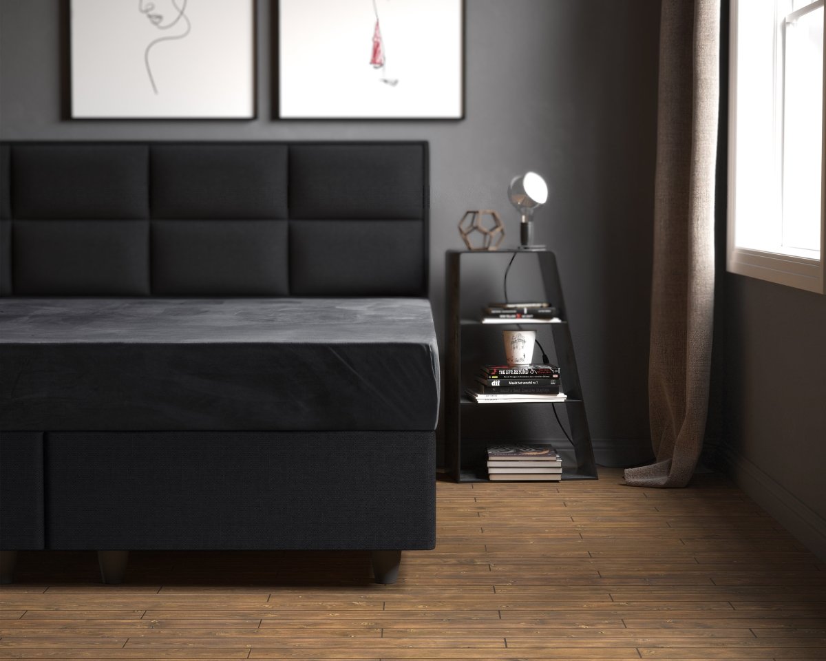 Premium Velvet Fitted Sheet | Anthracite Grey | Single 90 x 200cm (L) x 30cm (D) - The Bedding & Blankets Store