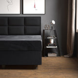 Premium Velvet Fitted Sheet | Anthracite Grey | Single 90 x 200cm (L) x 30cm (D) - The Bedding & Blankets Store