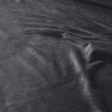Premium Velvet Fitted Sheet | Anthracite Grey | Single 90 x 200cm (L) x 30cm (D) - The Bedding & Blankets Store