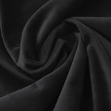 Premium Velvet Fitted Sheet | Black | Single 90 x 200cm (L) x 30cm (D) - The Bedding & Blankets Store