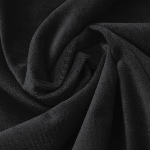 Premium Velvet Fitted Sheet | Black | Single 90 x 200cm (L) x 30cm (D) - The Bedding & Blankets Store