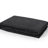 Premium Velvet Fitted Sheet | Black | Single 90 x 200cm (L) x 30cm (D) - The Bedding & Blankets Store