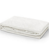 Premium Velvet Fitted Sheet | Cream | Single 90 x 200cm (L) x 30cm (D) - The Bedding & Blankets Store