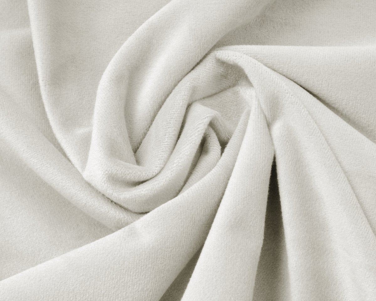 Premium Velvet Fitted Sheet | Cream | Single 90 x 200cm (L) x 30cm (D) - The Bedding & Blankets Store